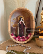 St. Therese of Lisieux - MADE TO ORDER Altar Piece | Catholic Altar Decor | Handmade Catholic Gift