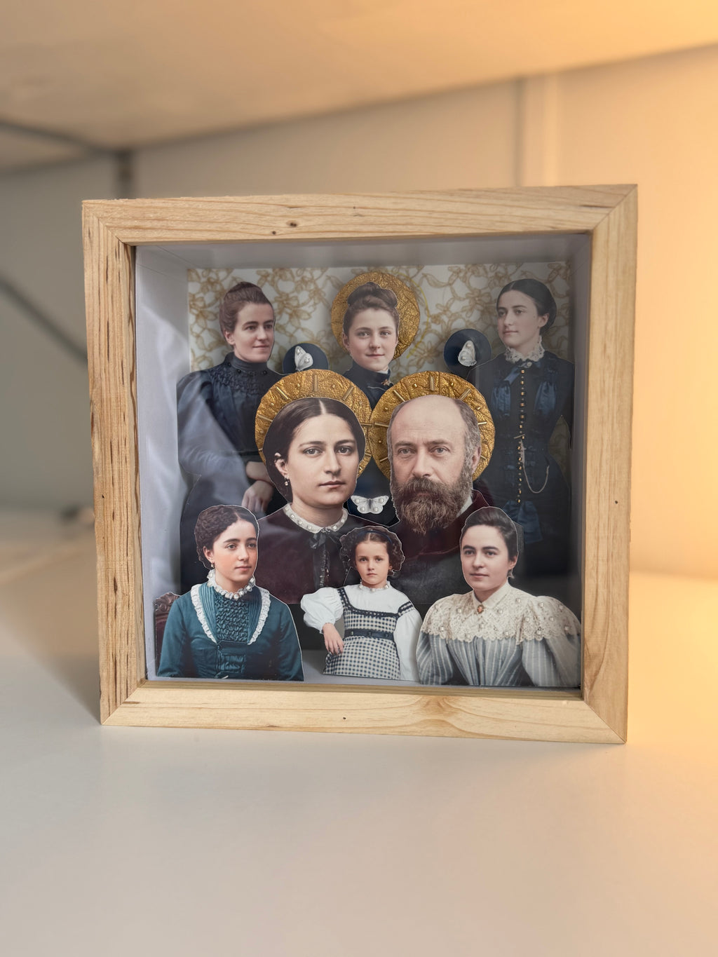 The Martin Family (St Louis & Zelie)  - MADE TO ORDER Altar Piece | Catholic Altar Decor | Handmade Catholic Gift