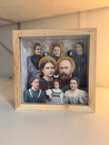 The Martin Family (St Louis & Zelie)  - MADE TO ORDER Altar Piece | Catholic Altar Decor | Handmade Catholic Gift