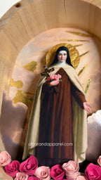 St. Therese of Lisieux - MADE TO ORDER Altar Piece | Catholic Altar Decor | Handmade Catholic Gift