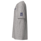 Saint Carlo Acutis Unisex Embroidered T-Shirt – Navy Blue - Altar and Apparel - T - SHIRT
