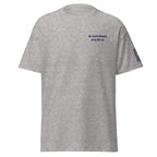 Saint Carlo Acutis Unisex Embroidered T-Shirt – Navy Blue - Altar and Apparel - T - SHIRT