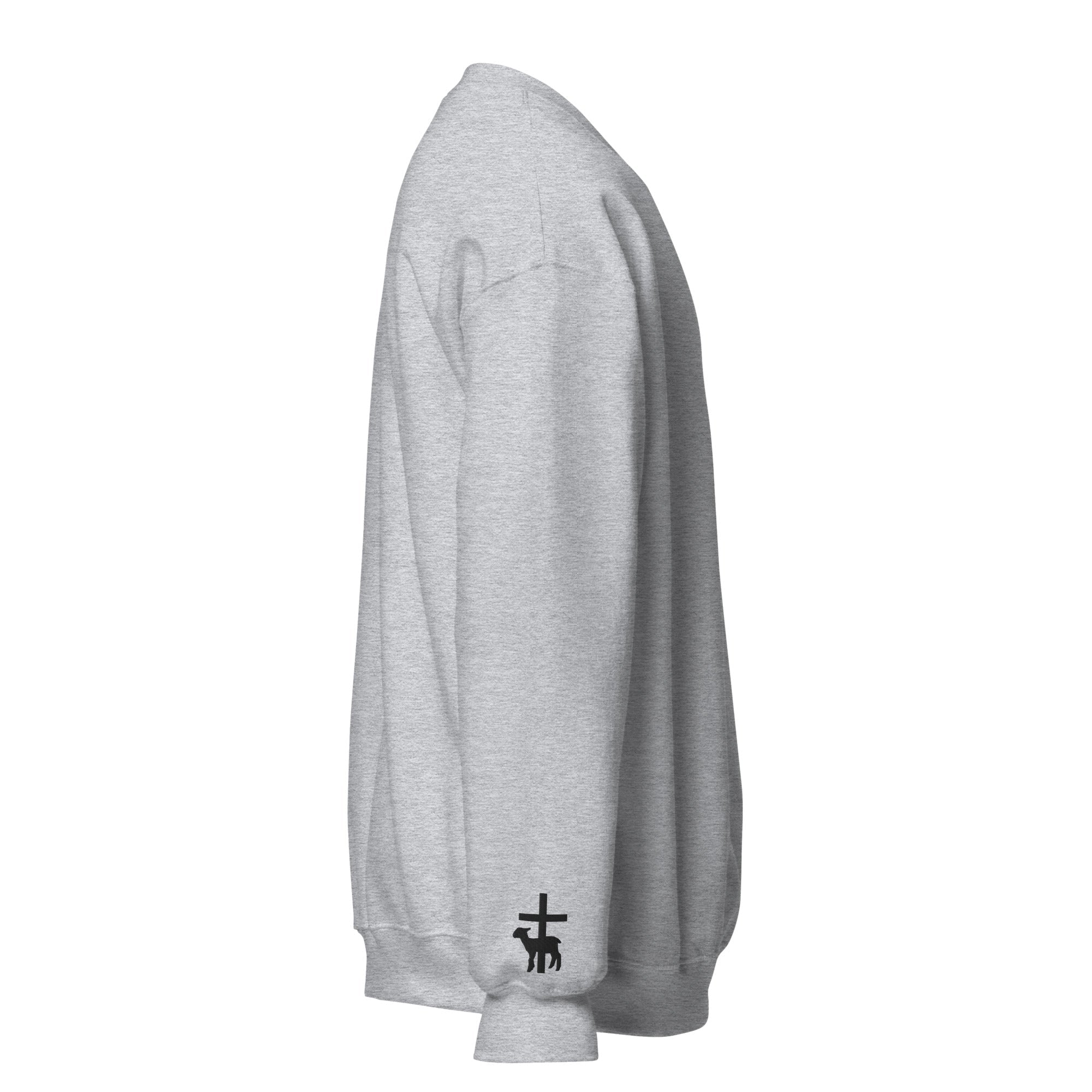 St. Agnes Unisex Embroidered Sweatshirt – Black - Altar and Apparel - T - SHIRT