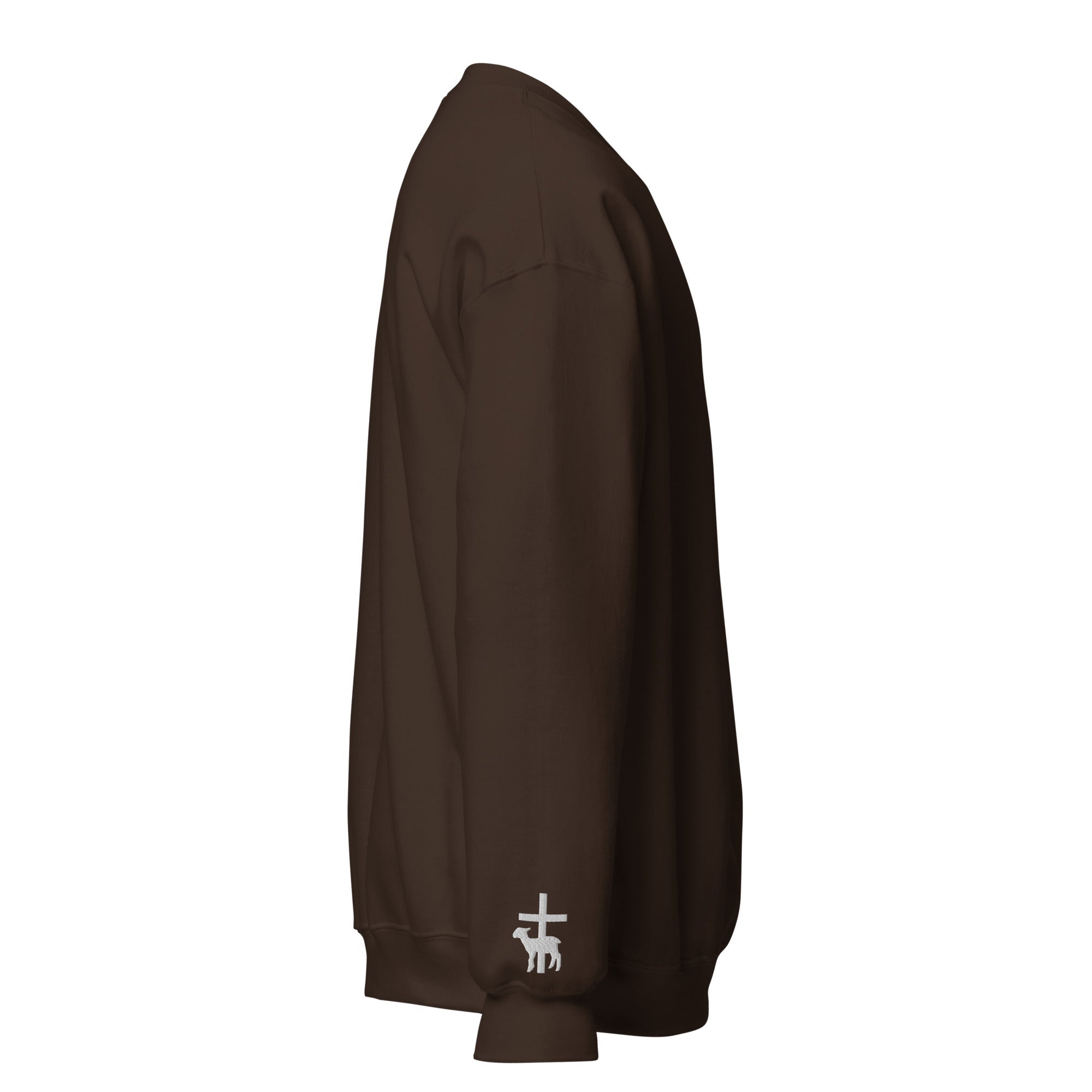 St. Agnes Unisex Embroidered Sweatshirt – White - Altar and Apparel - T - SHIRT