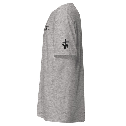 St. Agnes Unisex Embroidered T-Shirt – Black - Altar and Apparel - T - SHIRT
