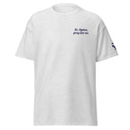 St. Agnes Unisex Embroidered T-Shirt – Navy Blue - Altar and Apparel - T - SHIRT