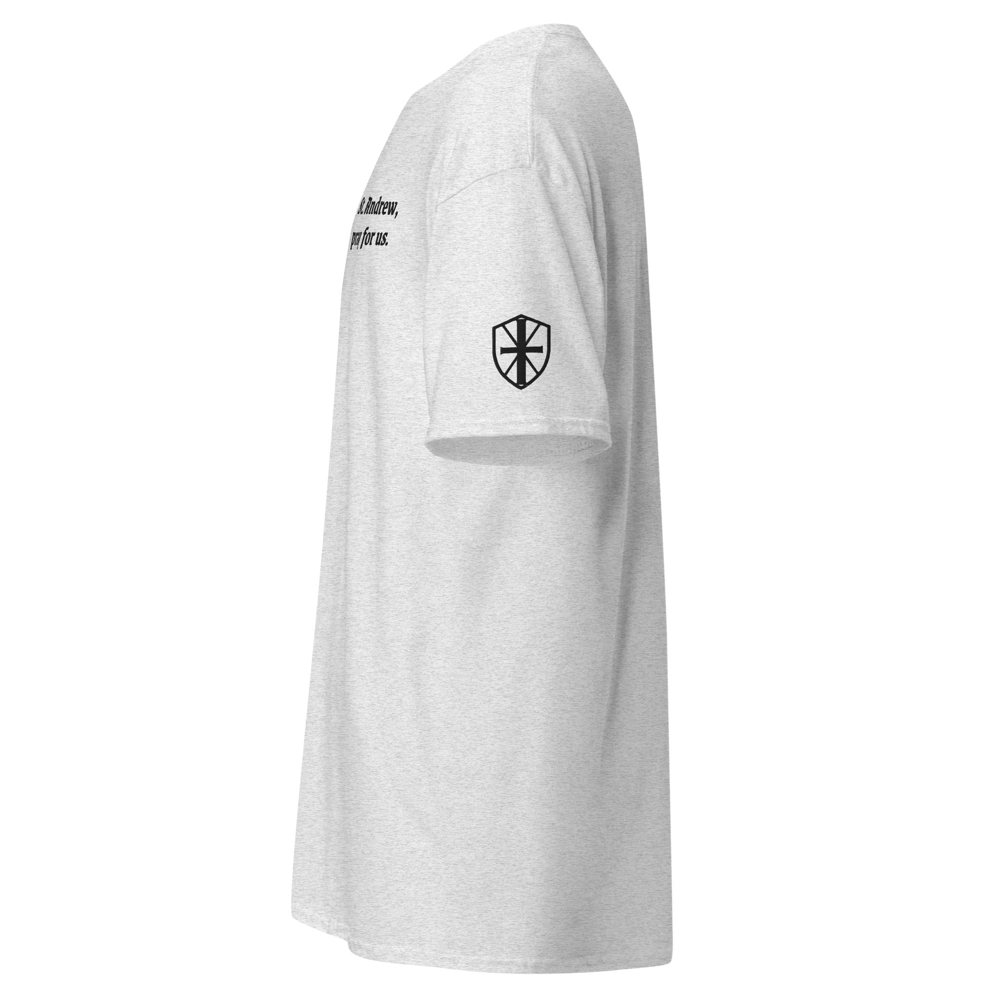St. Andrew Unisex Embroidered T-Shirt – Black - Altar and Apparel - T - SHIRT