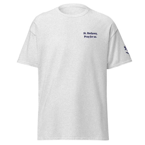 St. Anthony Unisex Embroidered T-Shirt – Black - Altar and Apparel - T - SHIRT