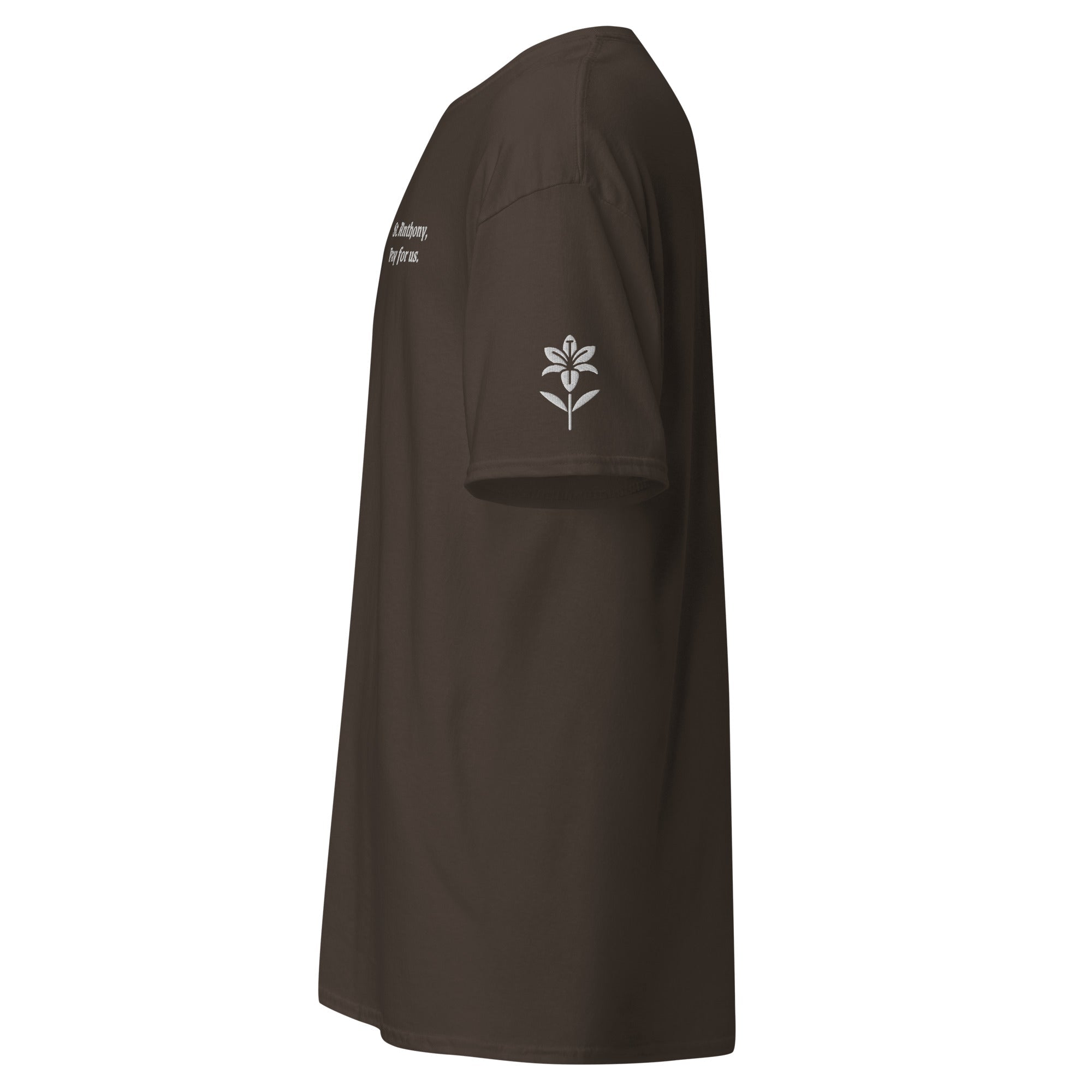 St. Anthony Unisex Embroidered T-Shirt – White - Altar and Apparel - T - SHIRT
