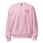 St. Benedict Unisex Embroidered Sweatshirt – Pink - Altar and Apparel - T - SHIRT