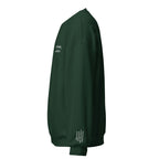 St. Benedict Unisex Embroidered Sweatshirt – White - Altar and Apparel - T - SHIRT