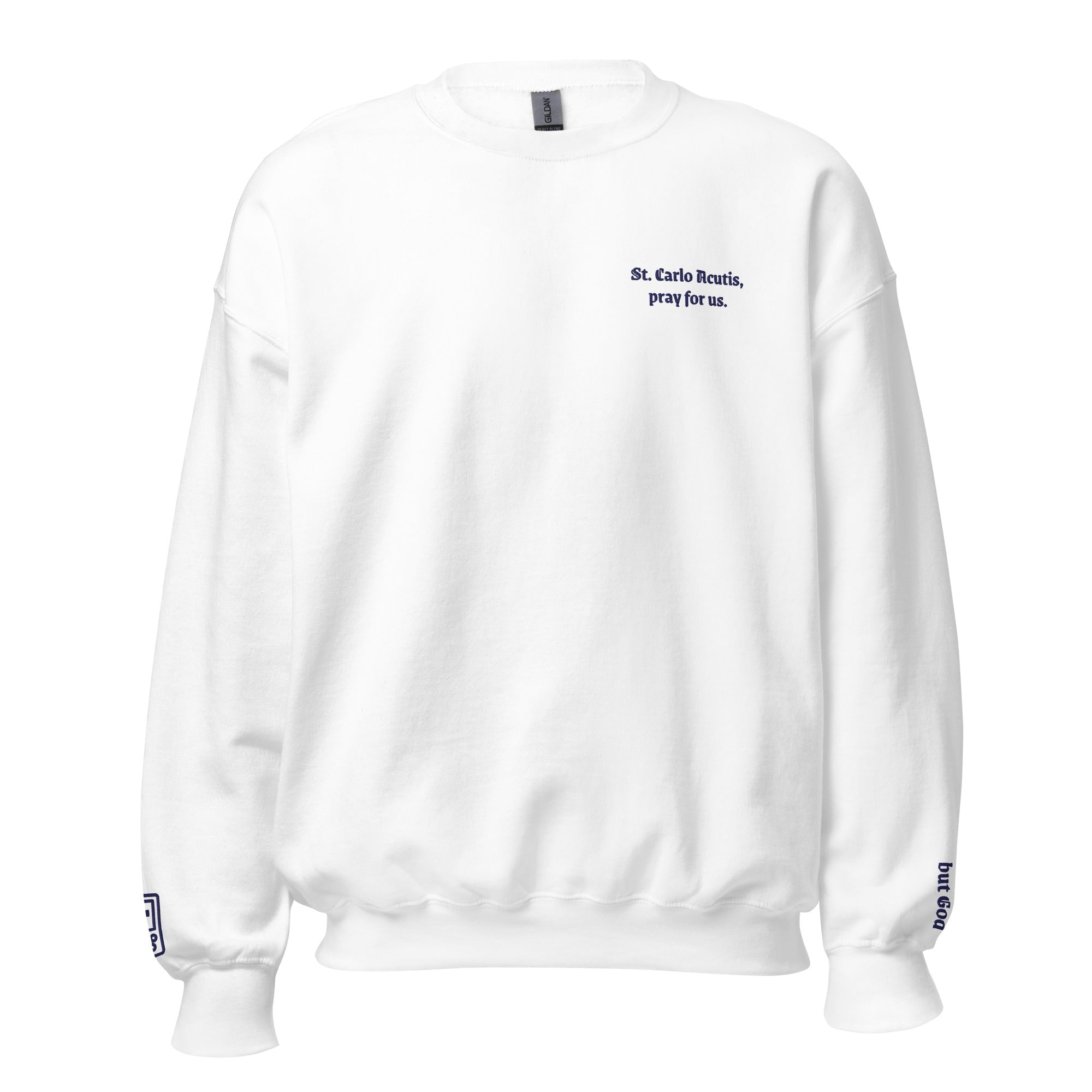 St. Carlo Acutis Unisex Embroidered Sweatshirt – Black - Altar and Apparel - T - SHIRT