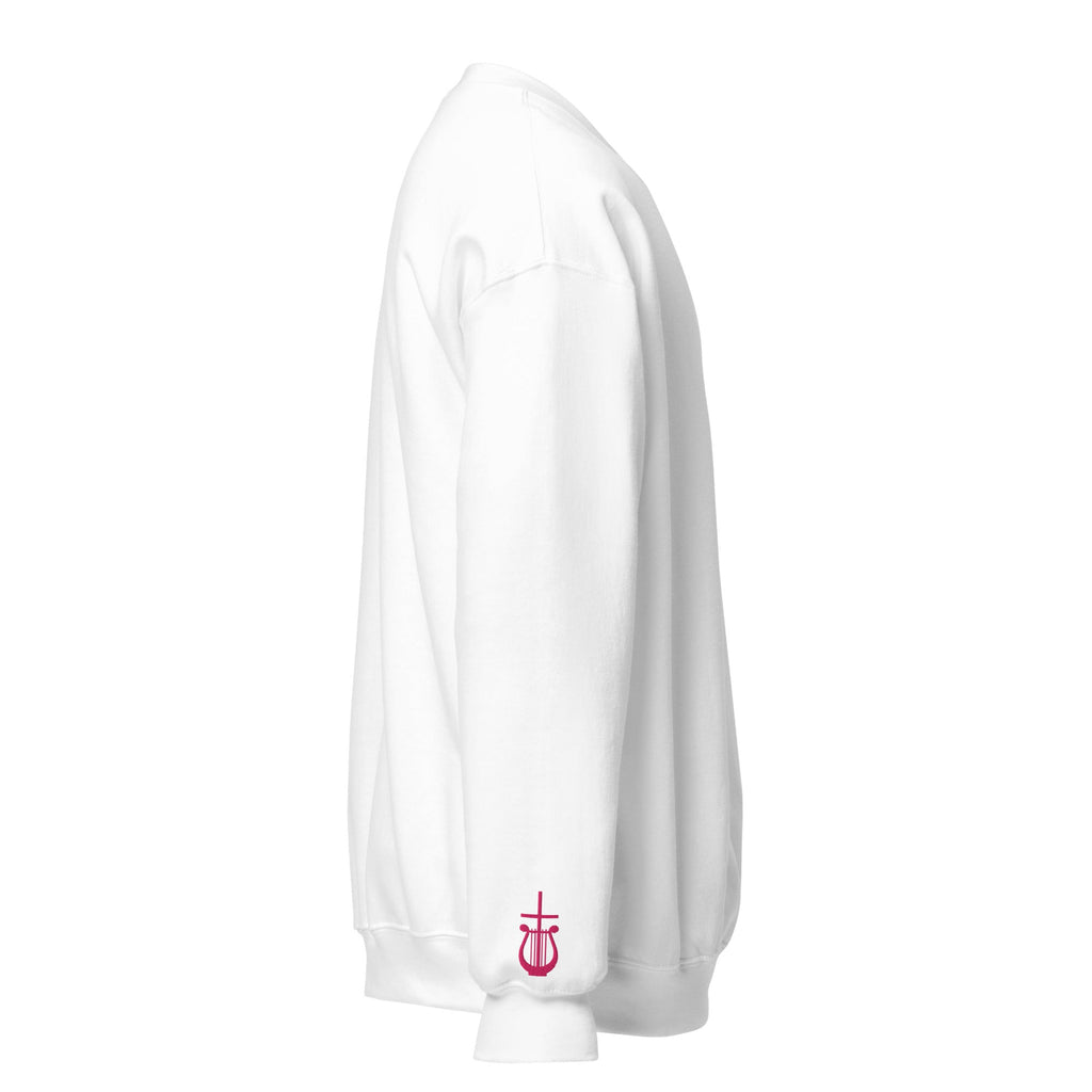 St. Cecilia Unisex Embroidered Sweatshirt – Pink - Altar and Apparel - T - SHIRT