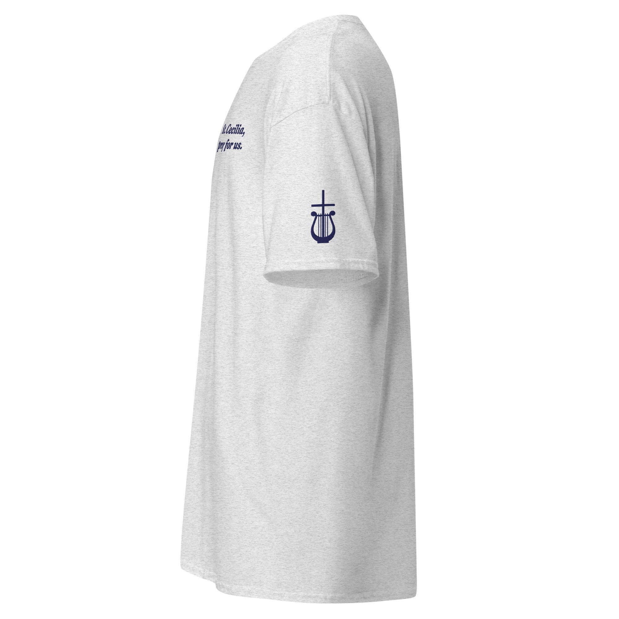 St. Cecilia Unisex Embroidered T-Shirt – Navy Blue - Altar and Apparel - T - SHIRT
