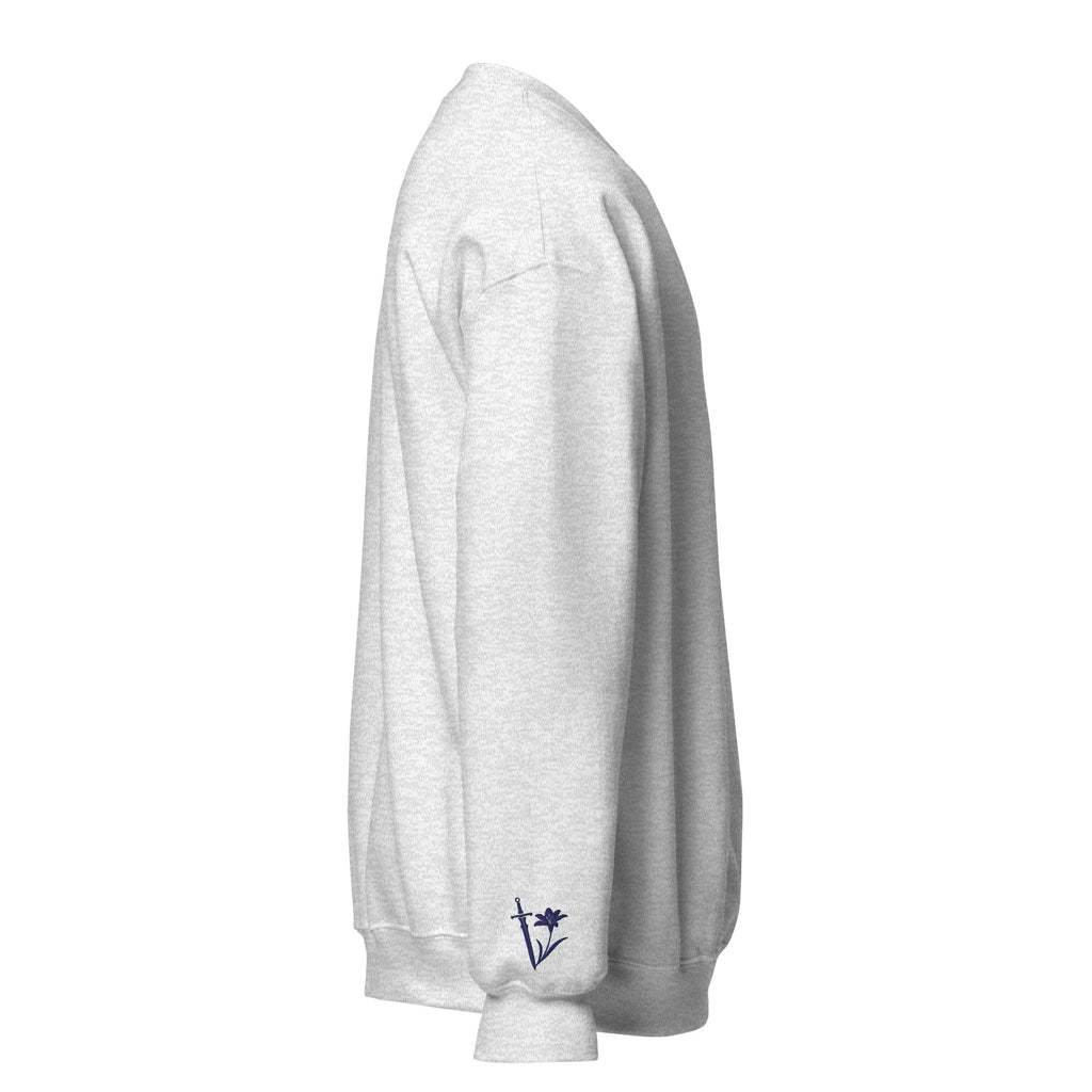 St. Dymphna Unisex Embroidered Sweatshirt – Navy Blue - Altar and Apparel - T - SHIRT
