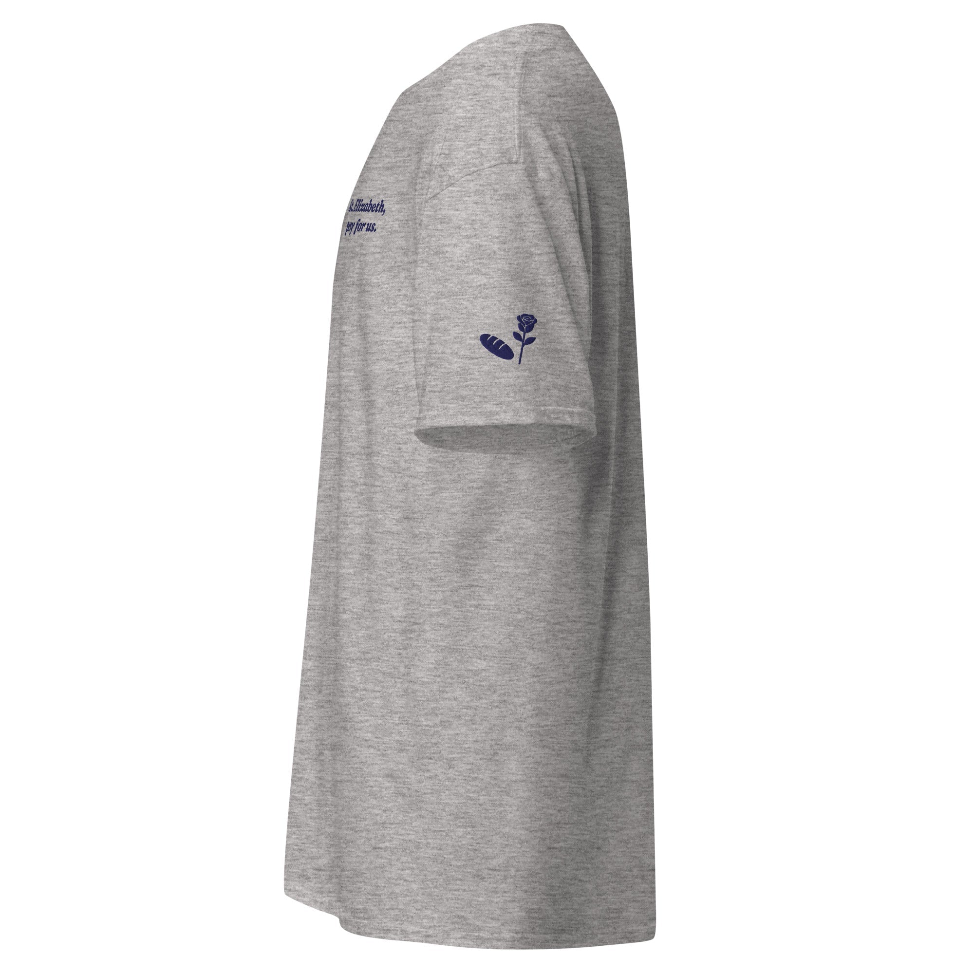 St. Elizabeth Unisex Embroidered T-Shirt – Navy Blue - Altar and Apparel - T - SHIRT
