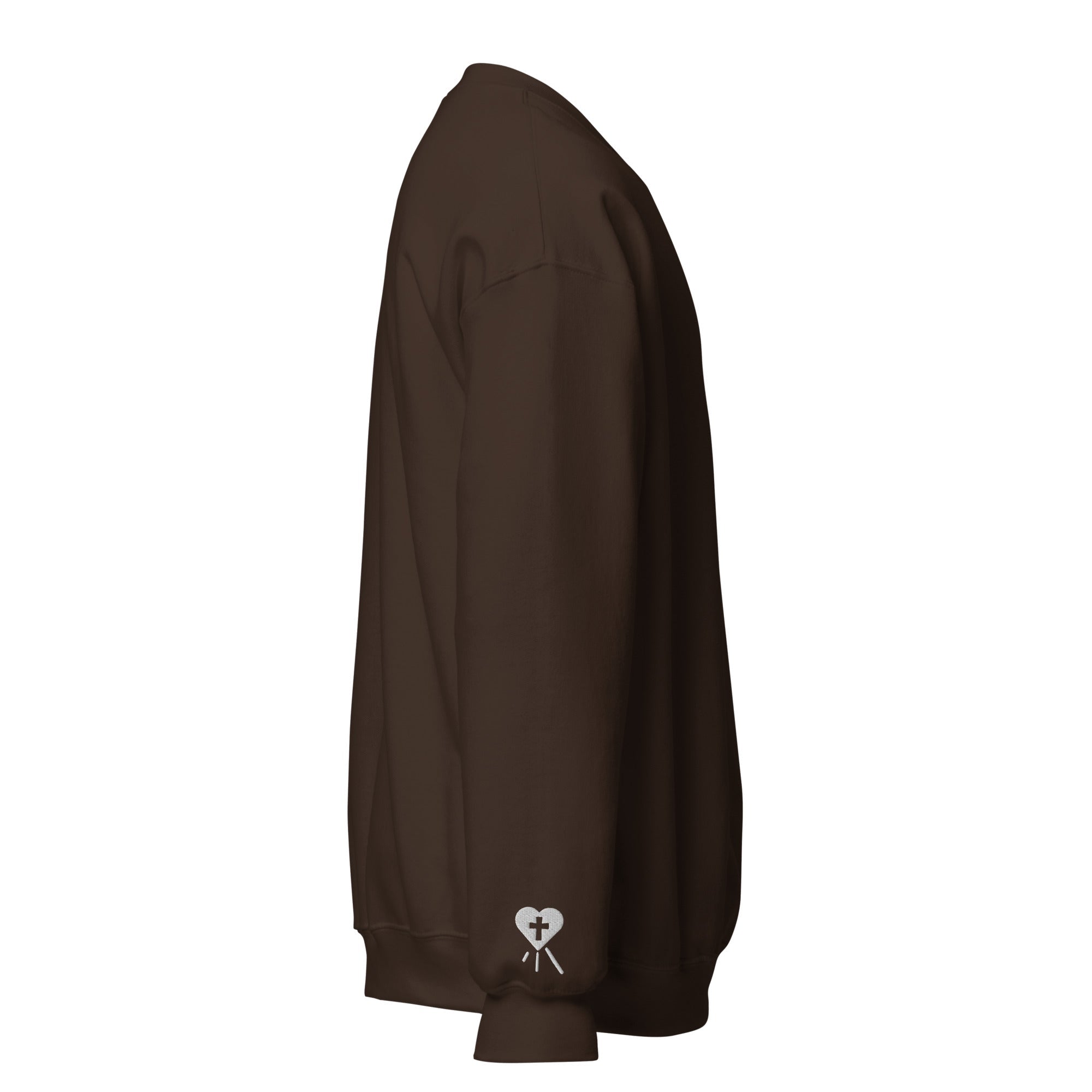 St. Faustina Unisex Embroidered Sweatshirt – White - Altar and Apparel - T - SHIRT