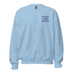 St. Francis of Assisi Unisex Embroidered Sweatshirt – Navy Blue - Altar and Apparel - T - SHIRT