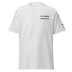 St. Francis Unisex Embroidered T-Shirt – Navy Blue - Altar and Apparel - T - SHIRT