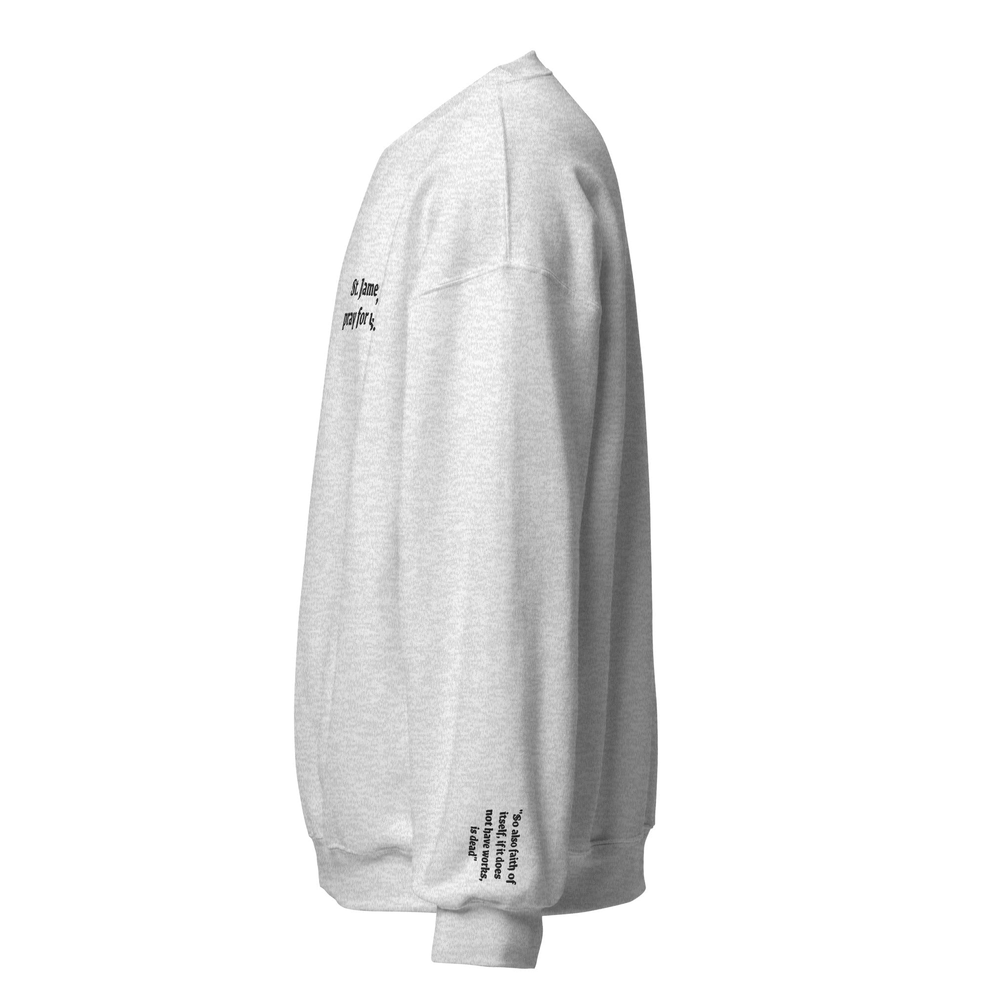 St. James Unisex Embroidered Sweatshirt – Black - Altar and Apparel - T - SHIRT