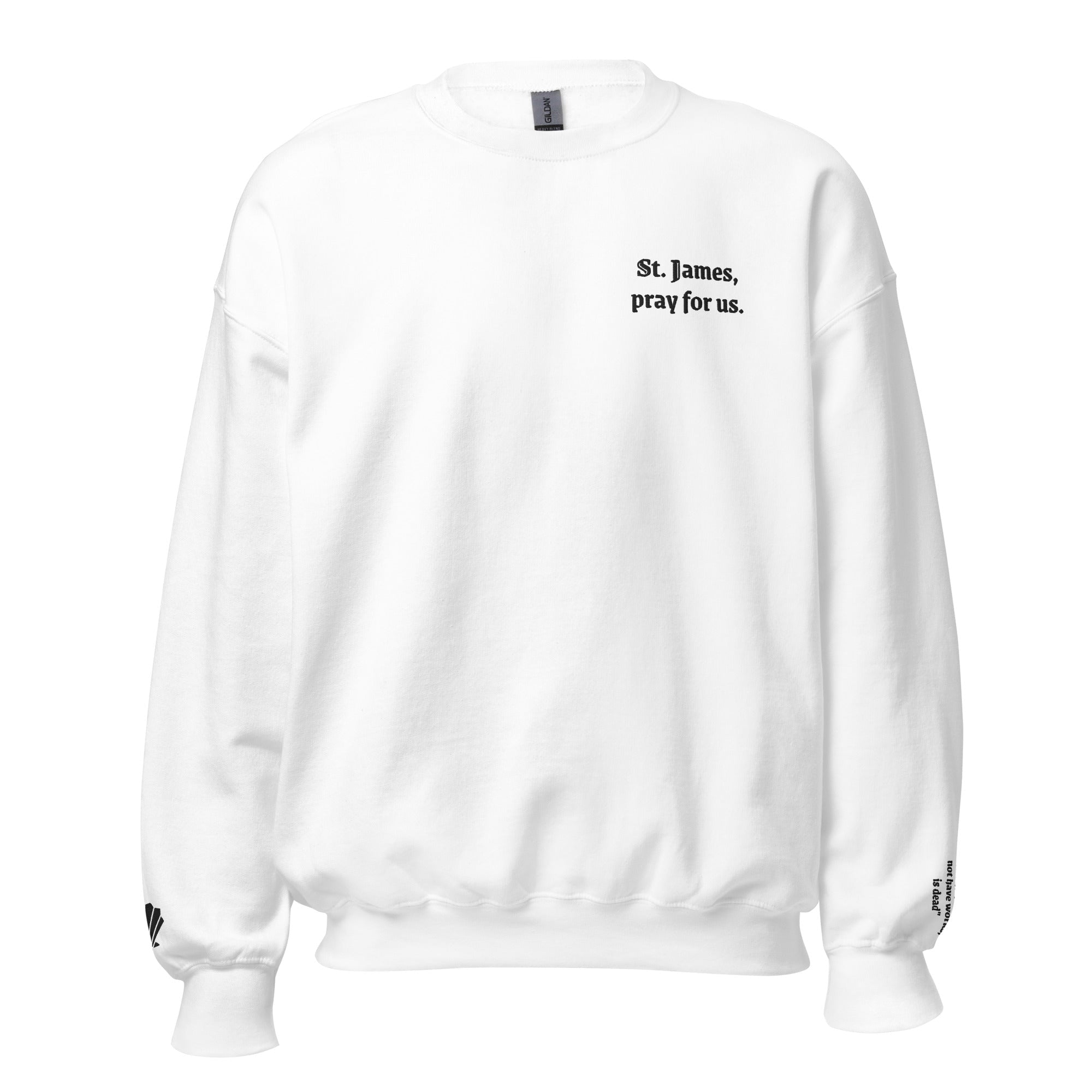 St. James Unisex Embroidered Sweatshirt – Black - Altar and Apparel - T - SHIRT