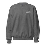 St. James Unisex Embroidered Sweatshirt – White - Altar and Apparel - T - SHIRT