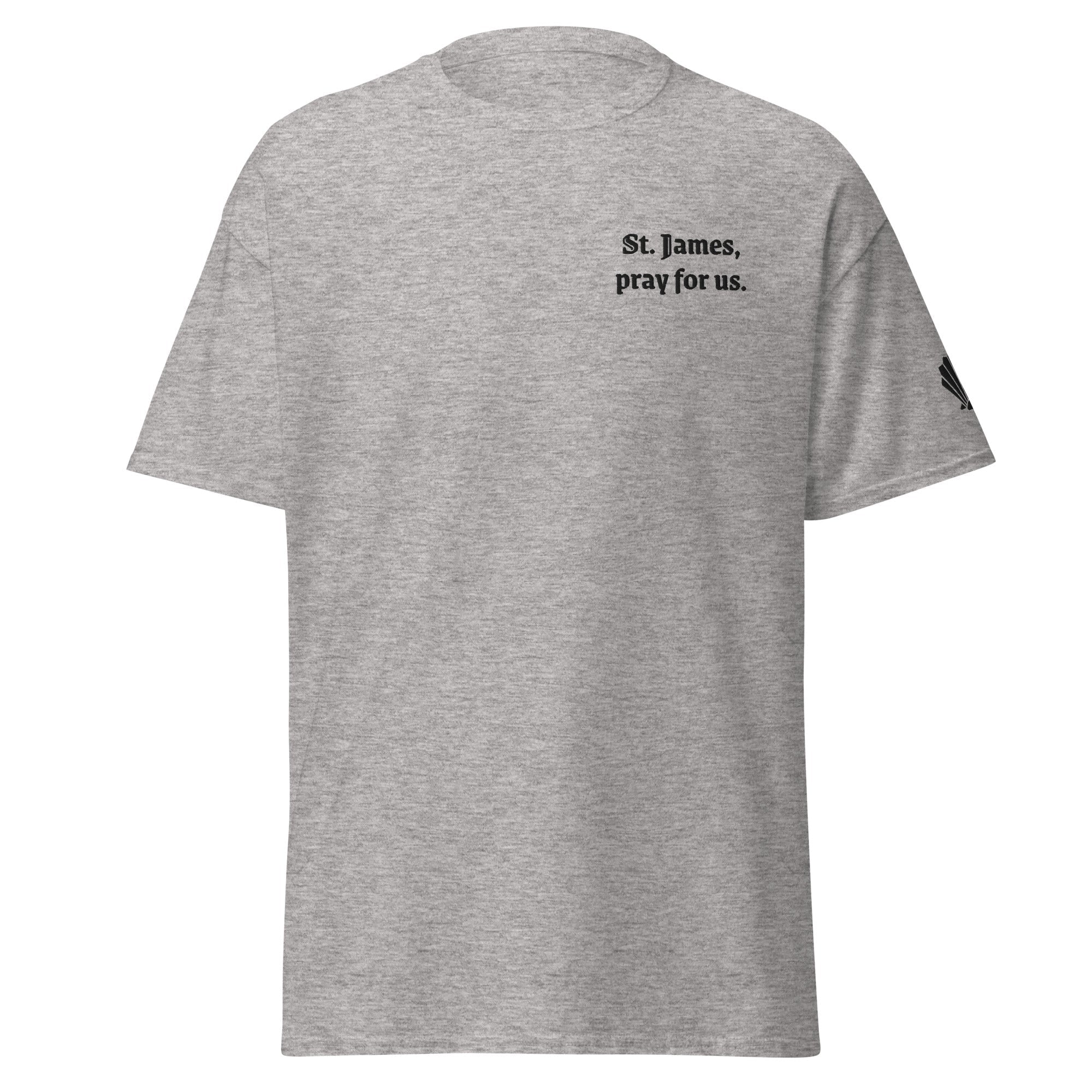 St. James Unisex Embroidered T-Shirt – Black - Altar and Apparel - T - SHIRT