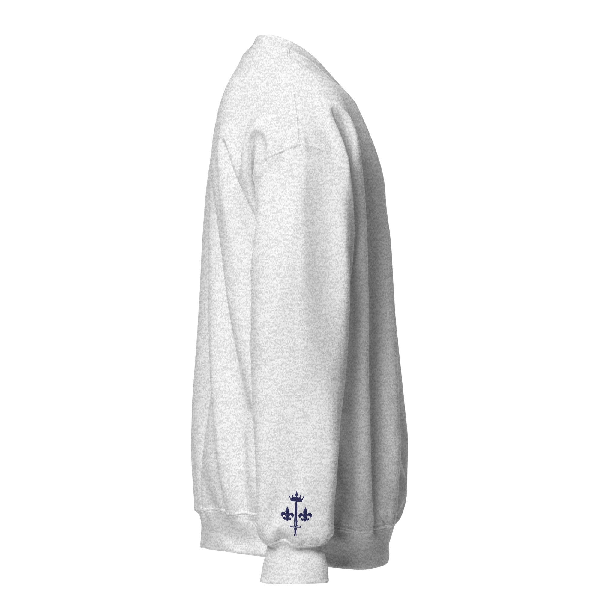 St. Joan of Arc Unisex Embroidered Sweatshirt – Navy Blue - Altar and Apparel - T - SHIRT