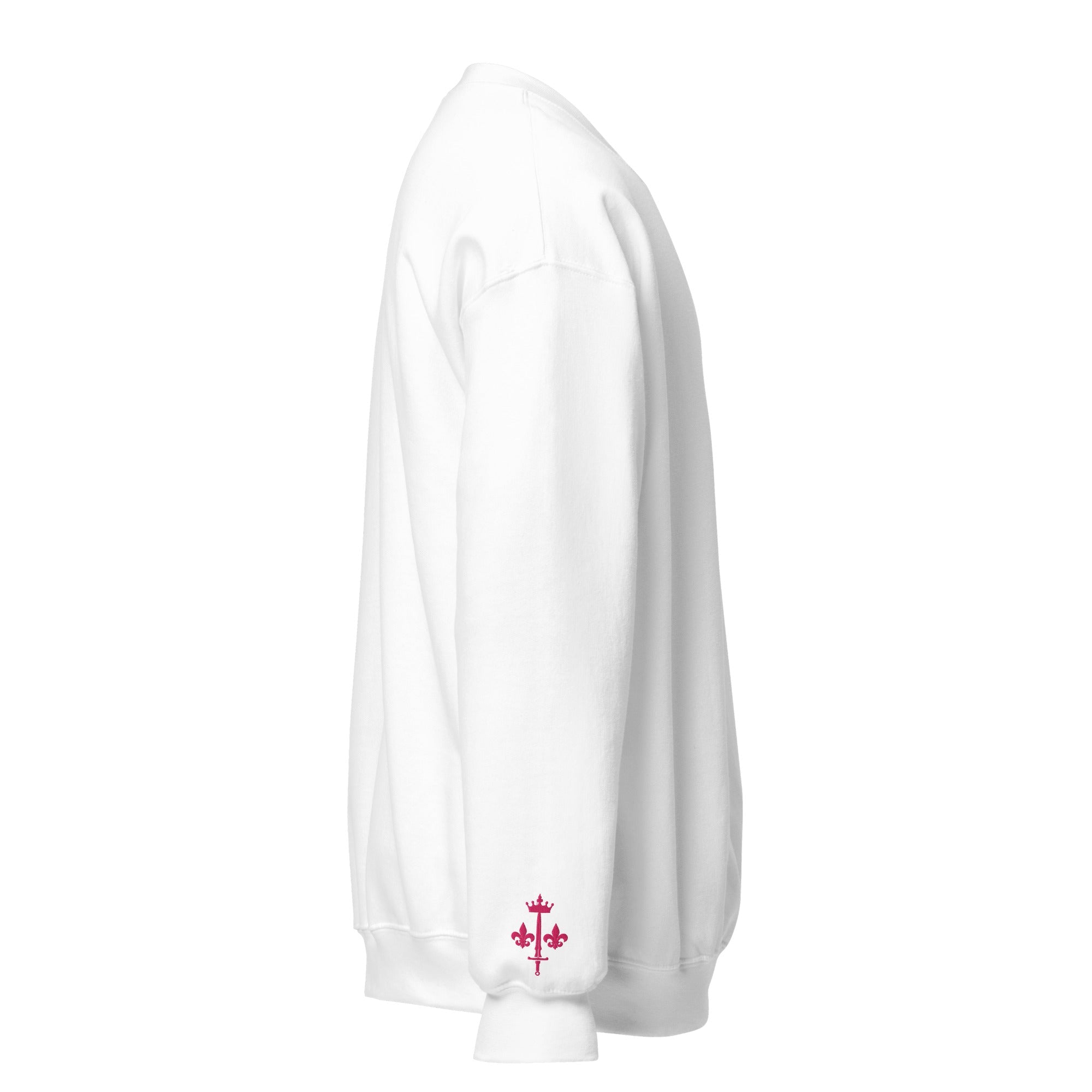 St. Joan of Arc Unisex Embroidered Sweatshirt – Pink - Altar and Apparel - T - SHIRT
