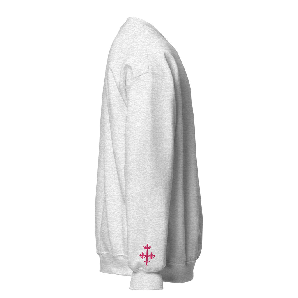 St. Joan of Arc Unisex Embroidered Sweatshirt – Pink - Altar and Apparel - T - SHIRT