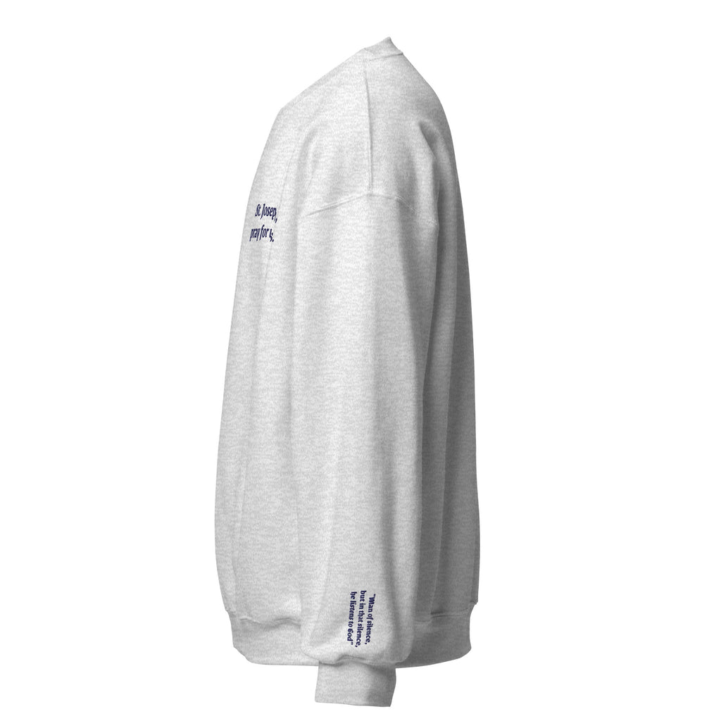 St. Joseph Unisex Embroidered Sweatshirt – Navy Blue - Altar and Apparel - T - SHIRT