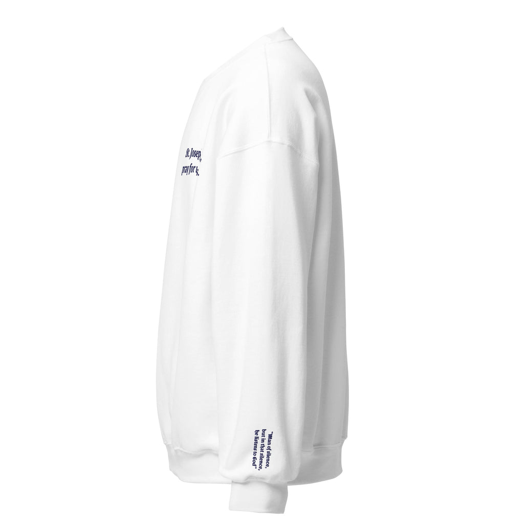 St. Joseph Unisex Embroidered Sweatshirt – Navy Blue - Altar and Apparel - T - SHIRT