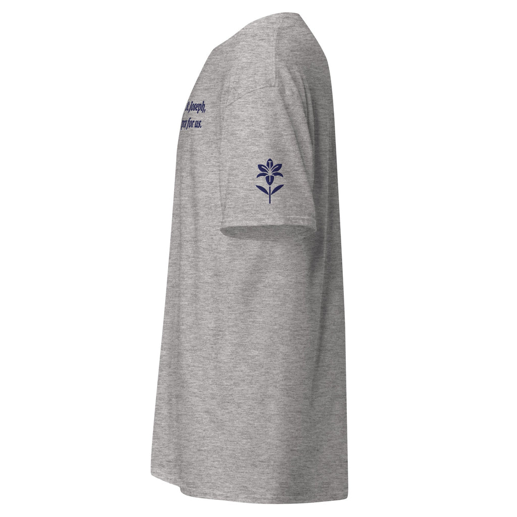 St. Joseph Unisex Embroidered T-Shirt – Navy Blue - Altar and Apparel - T - SHIRT