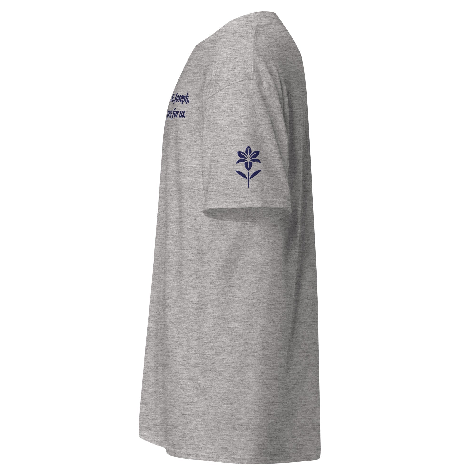 St. Joseph Unisex Embroidered T-Shirt – Navy Blue - Altar and Apparel - T - SHIRT