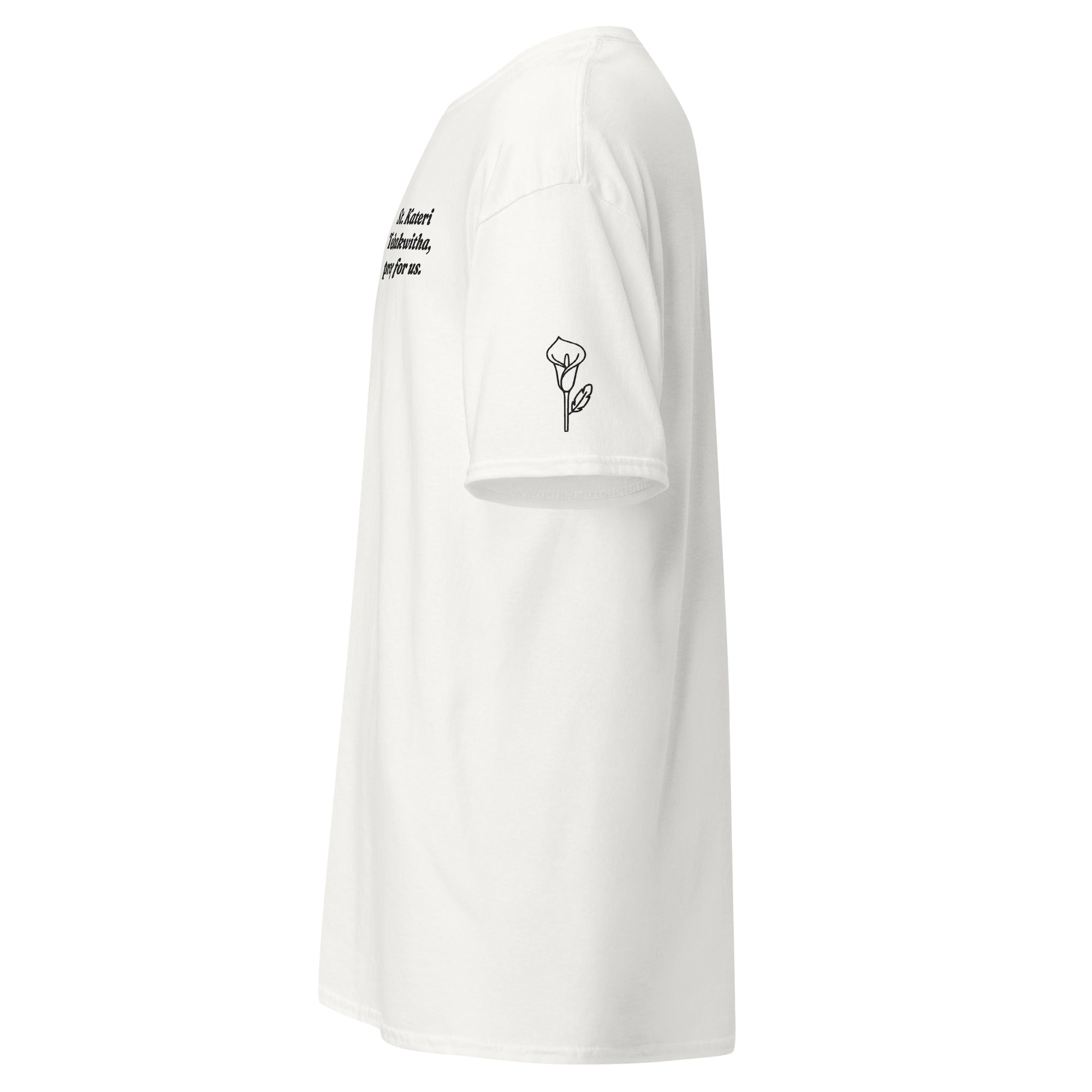 St. Kateri Tekakwitha Unisex Embroidered T-Shirt – Black - Altar and Apparel - T - SHIRT