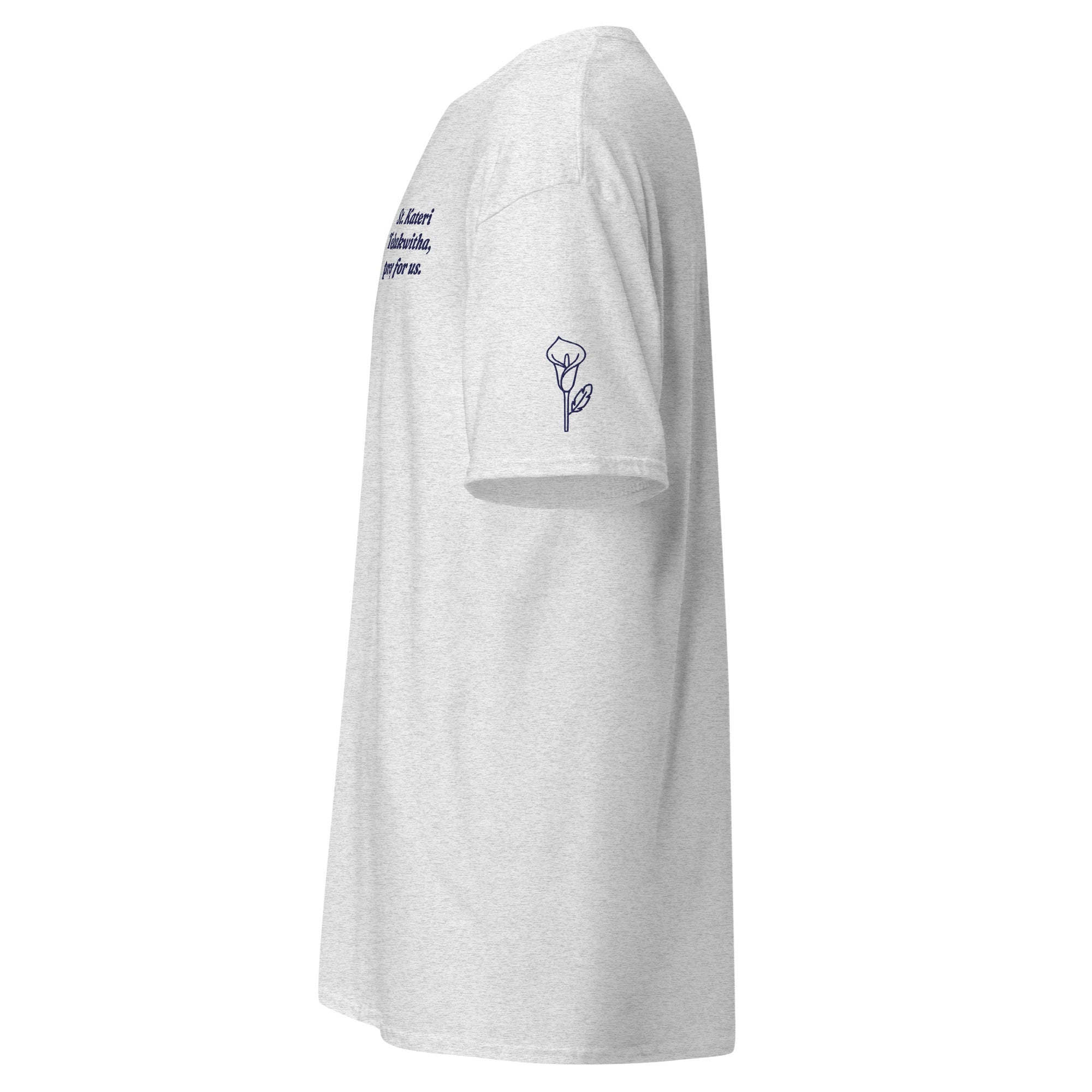St. Kateri Tekakwitha Unisex Embroidered T-Shirt – Navy Blue - Altar and Apparel - T - SHIRT
