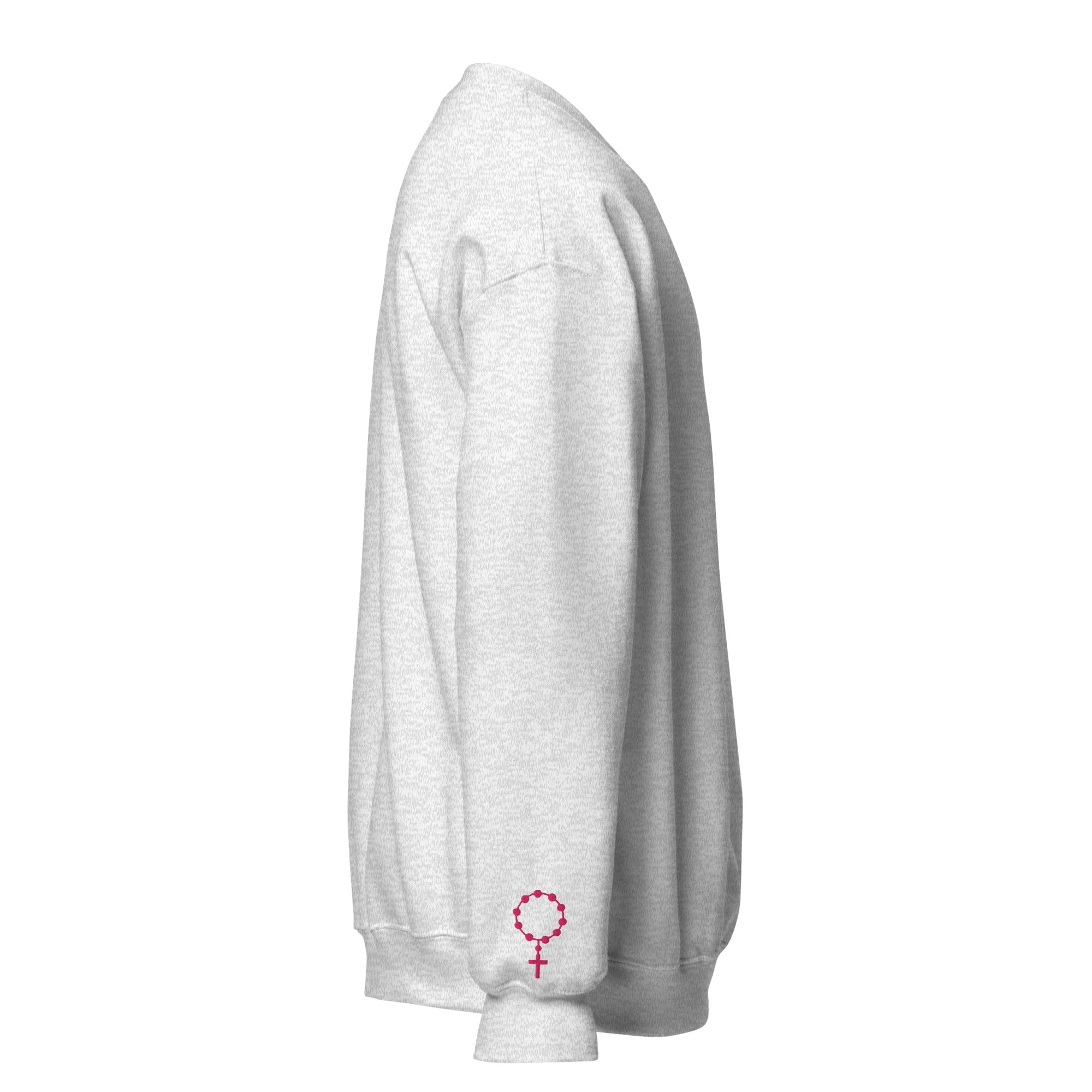 St. Padre Pio Unisex Embroidered Sweatshirt – Pink - Altar and Apparel - T-SHIRT