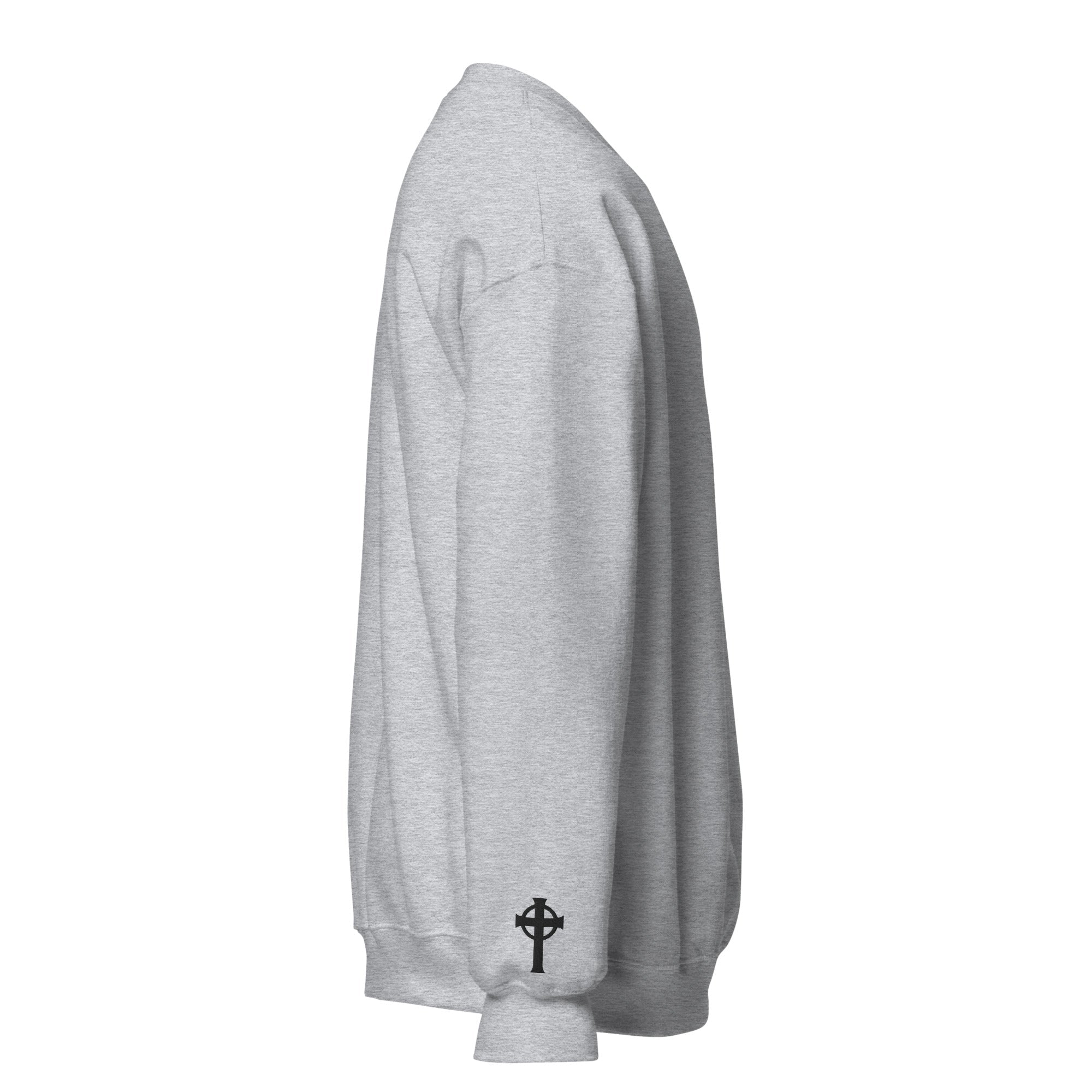 St. Patrick Unisex Embroidered Sweatshirt – Black - Altar and Apparel - T - SHIRT