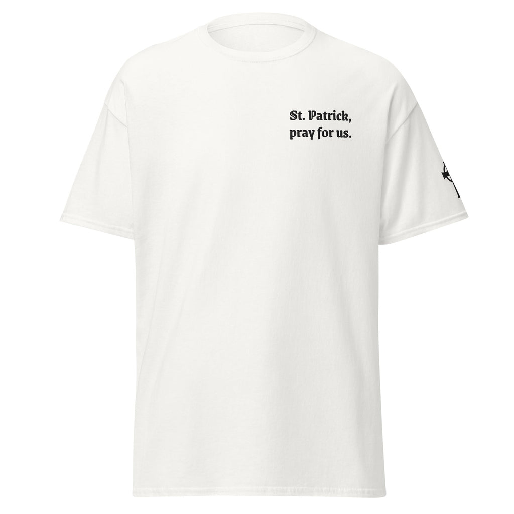 St. Patrick Unisex Embroidered T-Shirt – Black - Altar and Apparel - T - SHIRT
