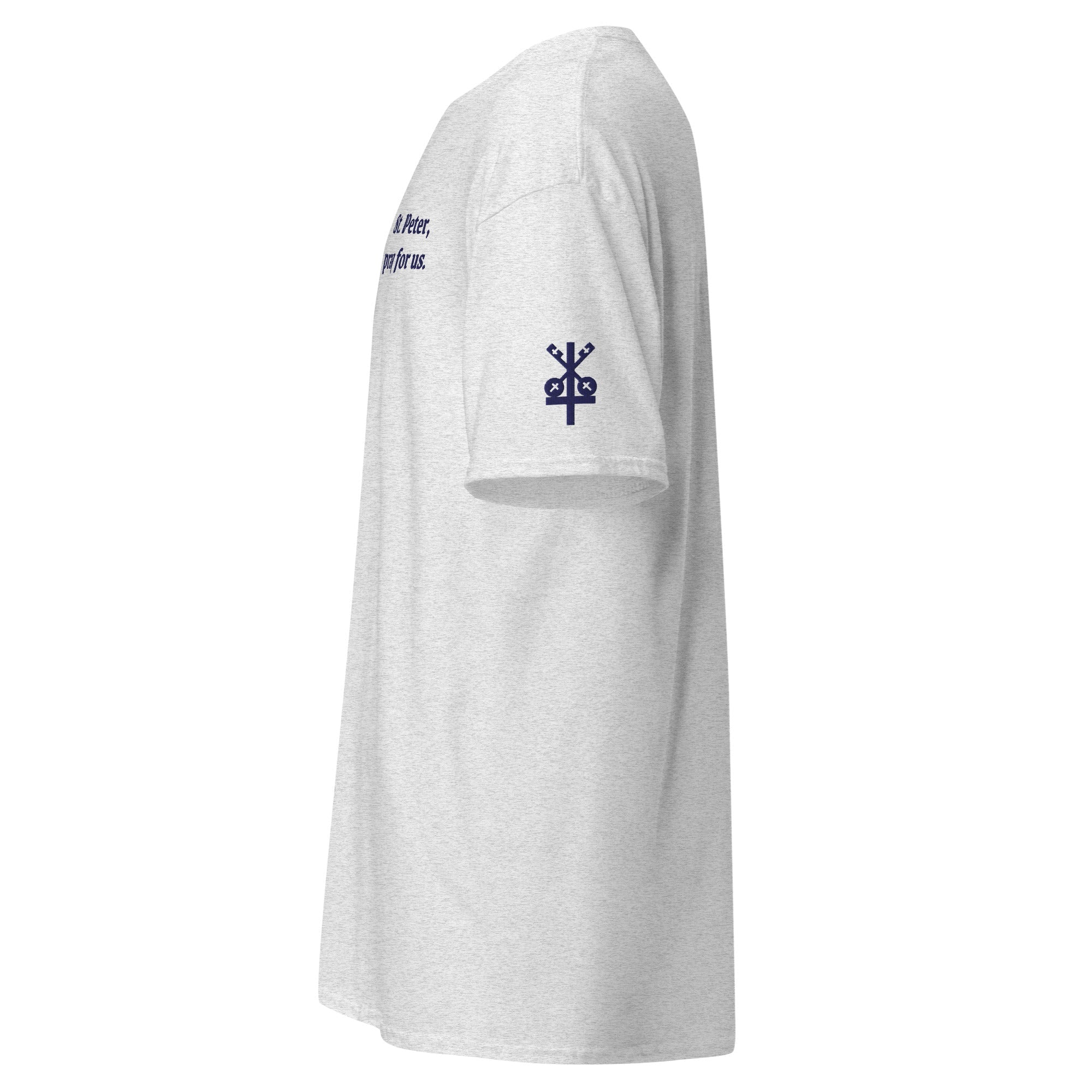 St. Peter Unisex Classic Tee Navy Blue Embroidery - Altar and Apparel - T - SHIRT