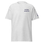 St. Peter Unisex Classic Tee Navy Blue Embroidery - Altar and Apparel - T - SHIRT