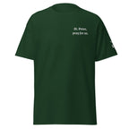 St. Peter Unisex Embroidered T-Shirt – White - Altar and Apparel - T - SHIRT