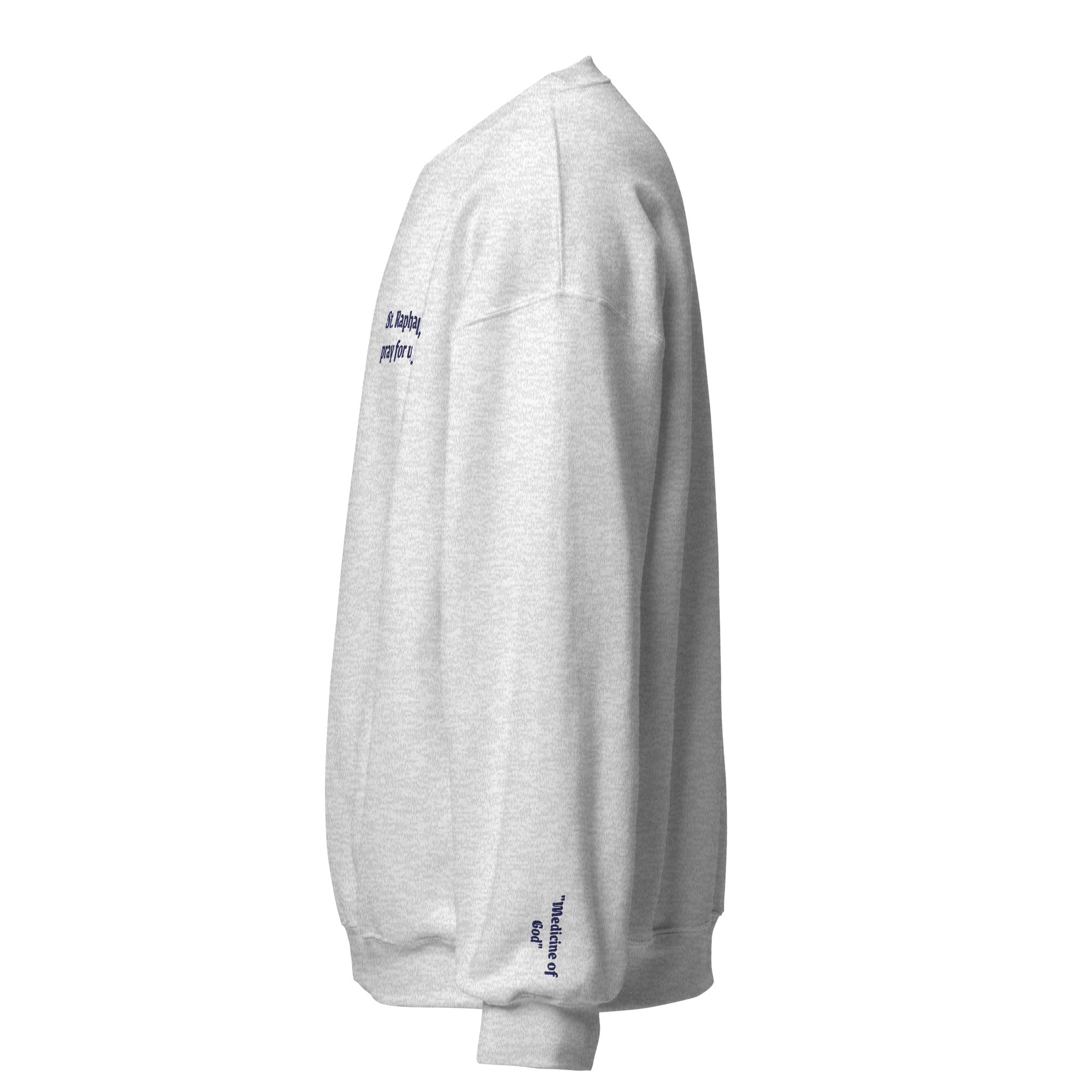 St. Raphael Unisex Embroidered Sweatshirt – Navy Blue - Altar and Apparel - T - SHIRT