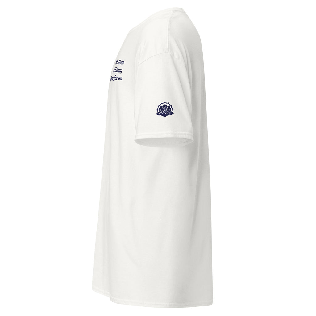 St. Rose of Lima Unisex Embroidered T-Shirt – Navy Blue - Altar and Apparel - T - SHIRT