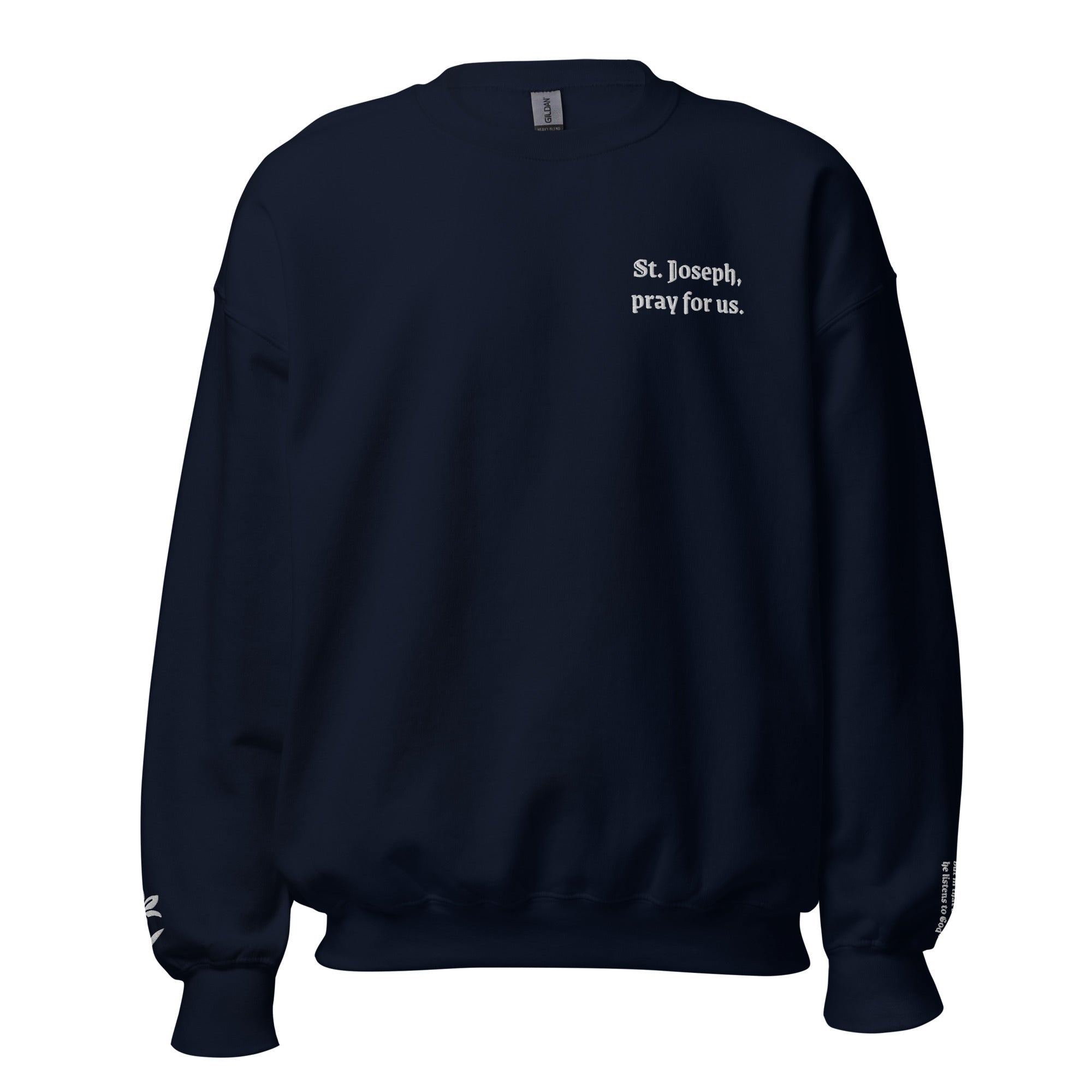 St. Sebastian Unisex Embroidered Sweatshirt – Pink - Altar and Apparel - T - SHIRT