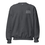 St. Teresa of Calcutta Unisex Embroidered Sweatshirt – White - Altar and Apparel - T - SHIRT