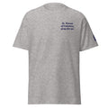 St. Teresa of Calcutta Unisex Embroidered T-Shirt – Navy Blue - Altar and Apparel - T - SHIRT