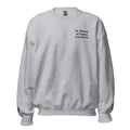 St. Therese of Lisieux Unisex Embroidered Sweatshirt – Navy Blue - Altar and Apparel - Crewneck