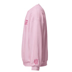 St. Therese of Lisieux Unisex Embroidered Sweatshirt – Pink - Altar and Apparel - Sweatshirt